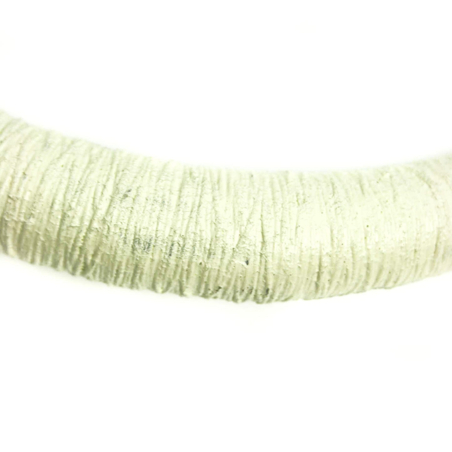 Textile Choker Yarn Resin 925 Silver Champagne