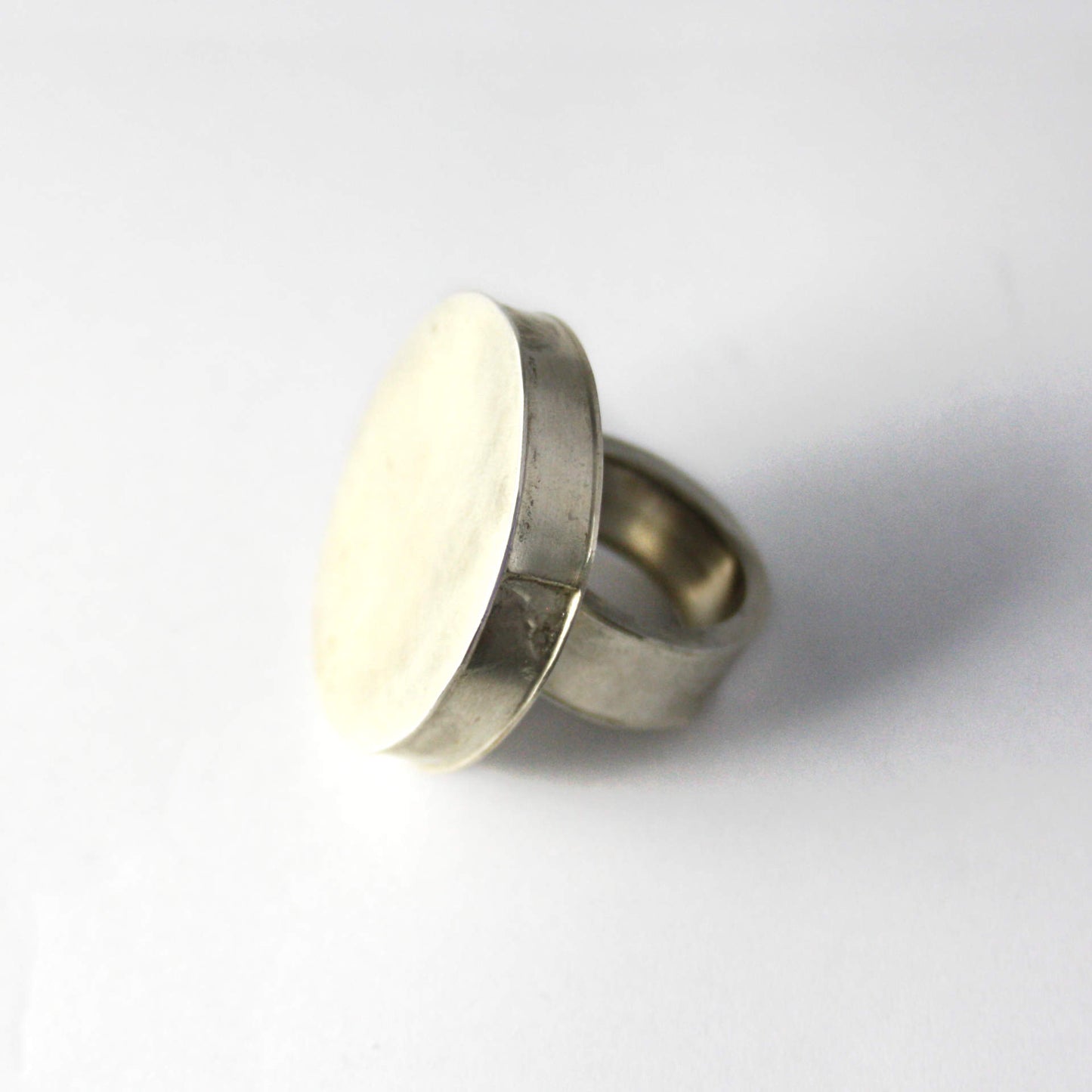 Ring 925 Sterling silver hollow mounted size 55