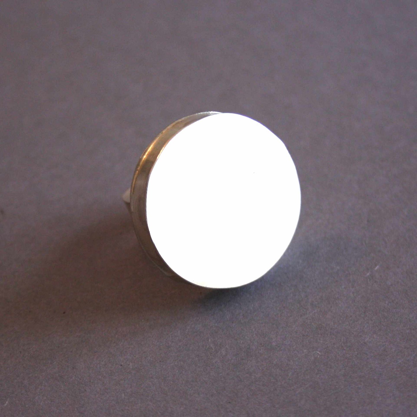 Ring 925 Sterling silver hollow mounted size 55