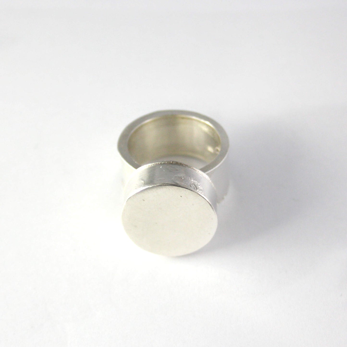 Ring 925 Sterling silver hollow mounted size 59