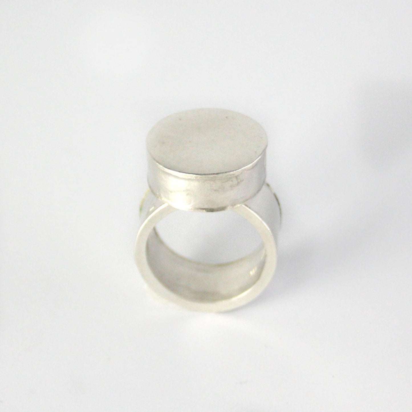 Ring 925 Sterling silver hollow mounted size 59