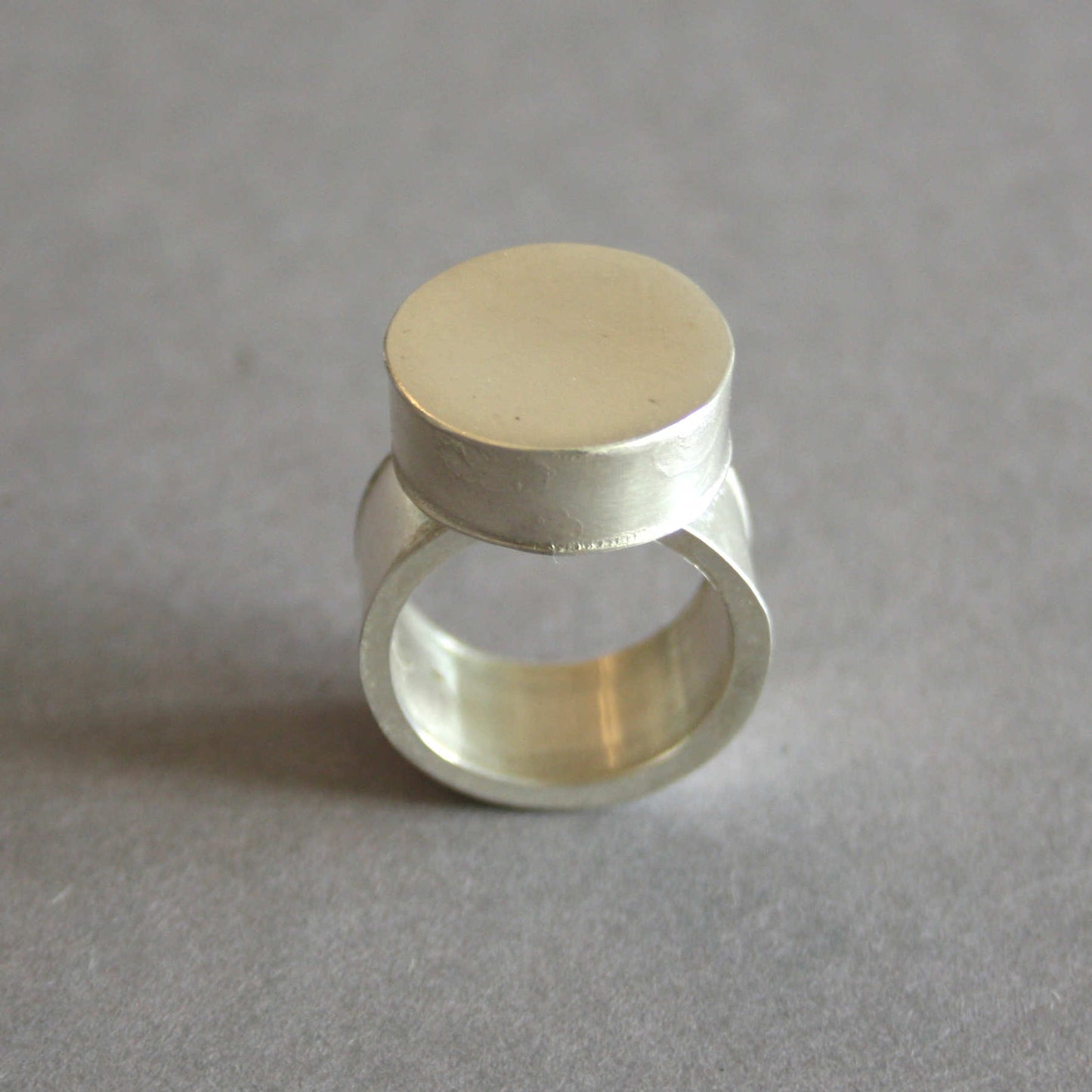Ring 925 Sterling silver hollow mounted size 59