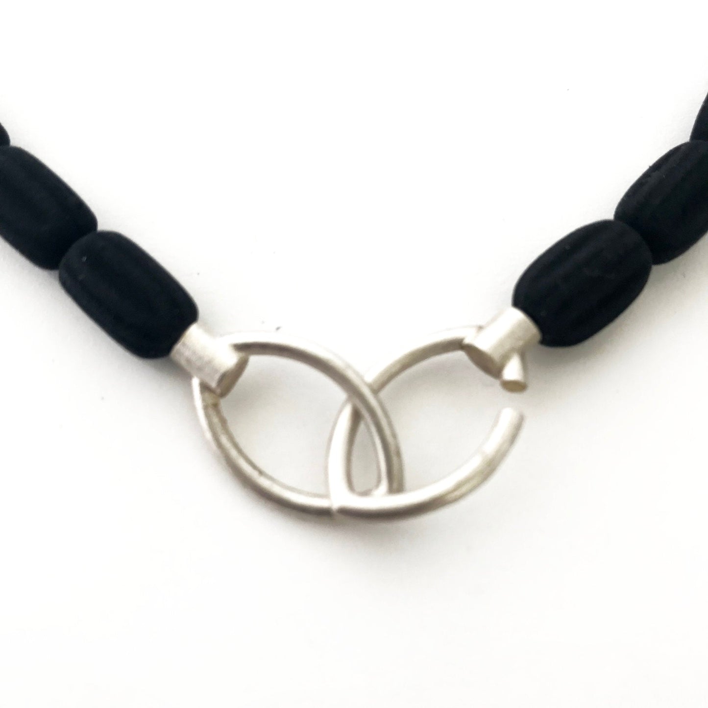 Necklace made of aquamarine and pearls 925 silver