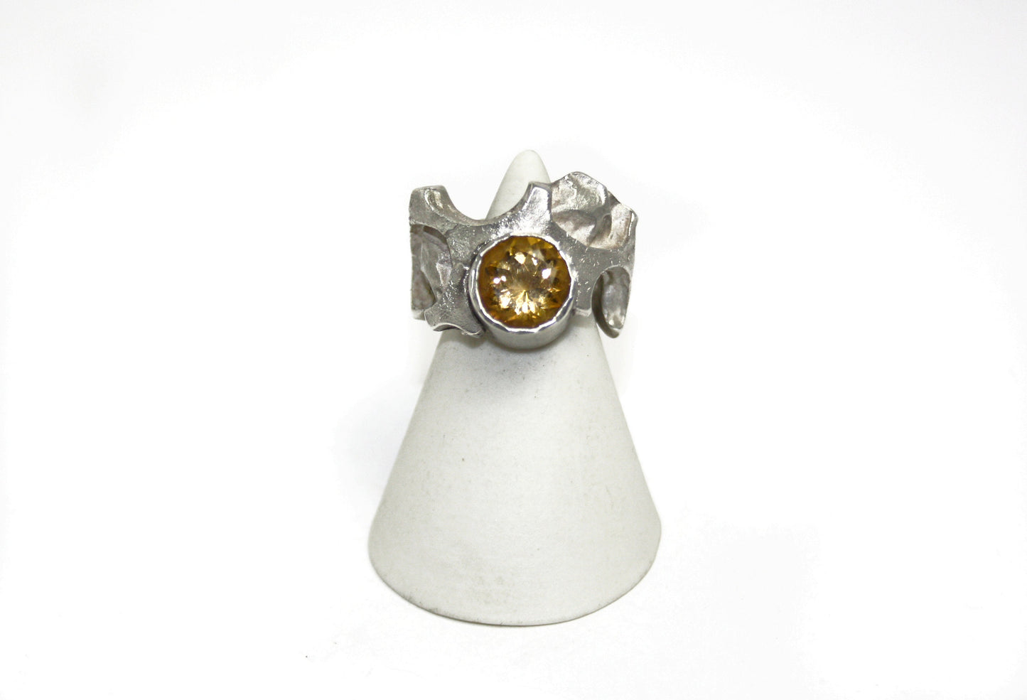 Ring 925 silver with citrine size. 55