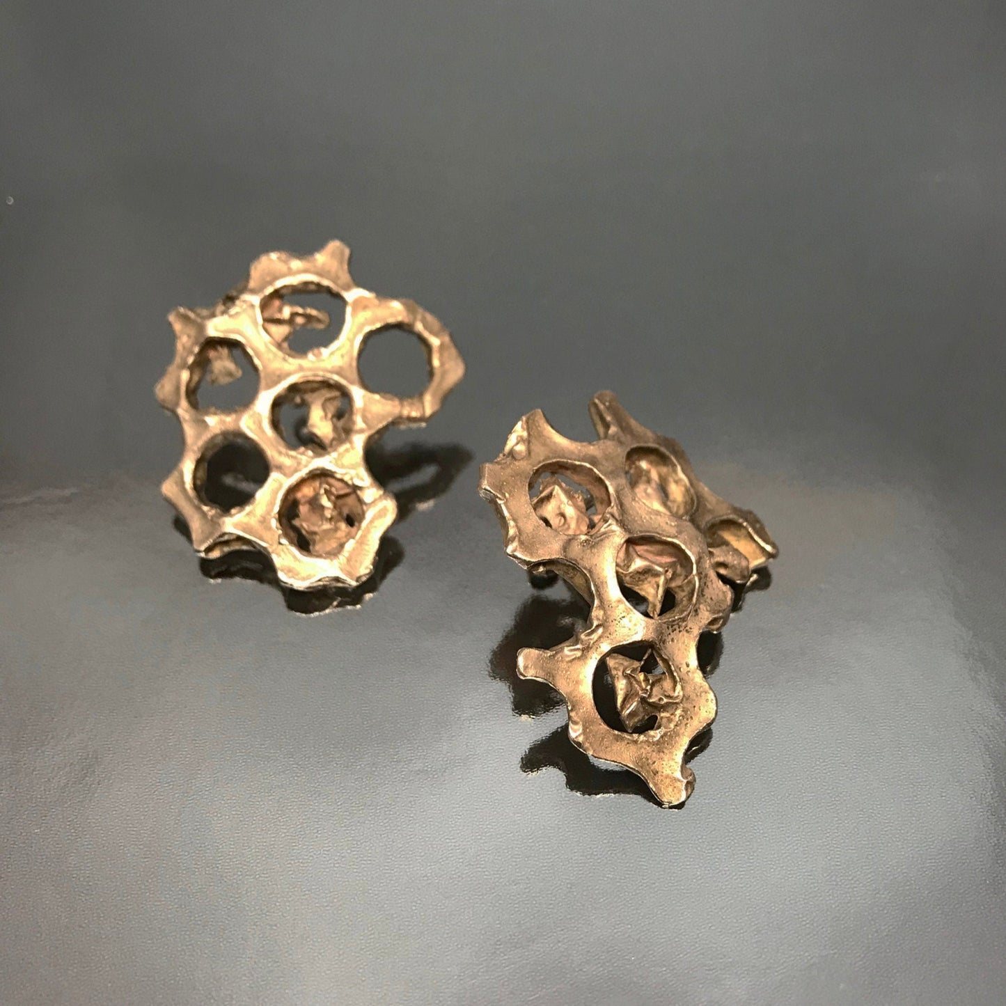Ohrstecker 925er Silber rotvergoldet