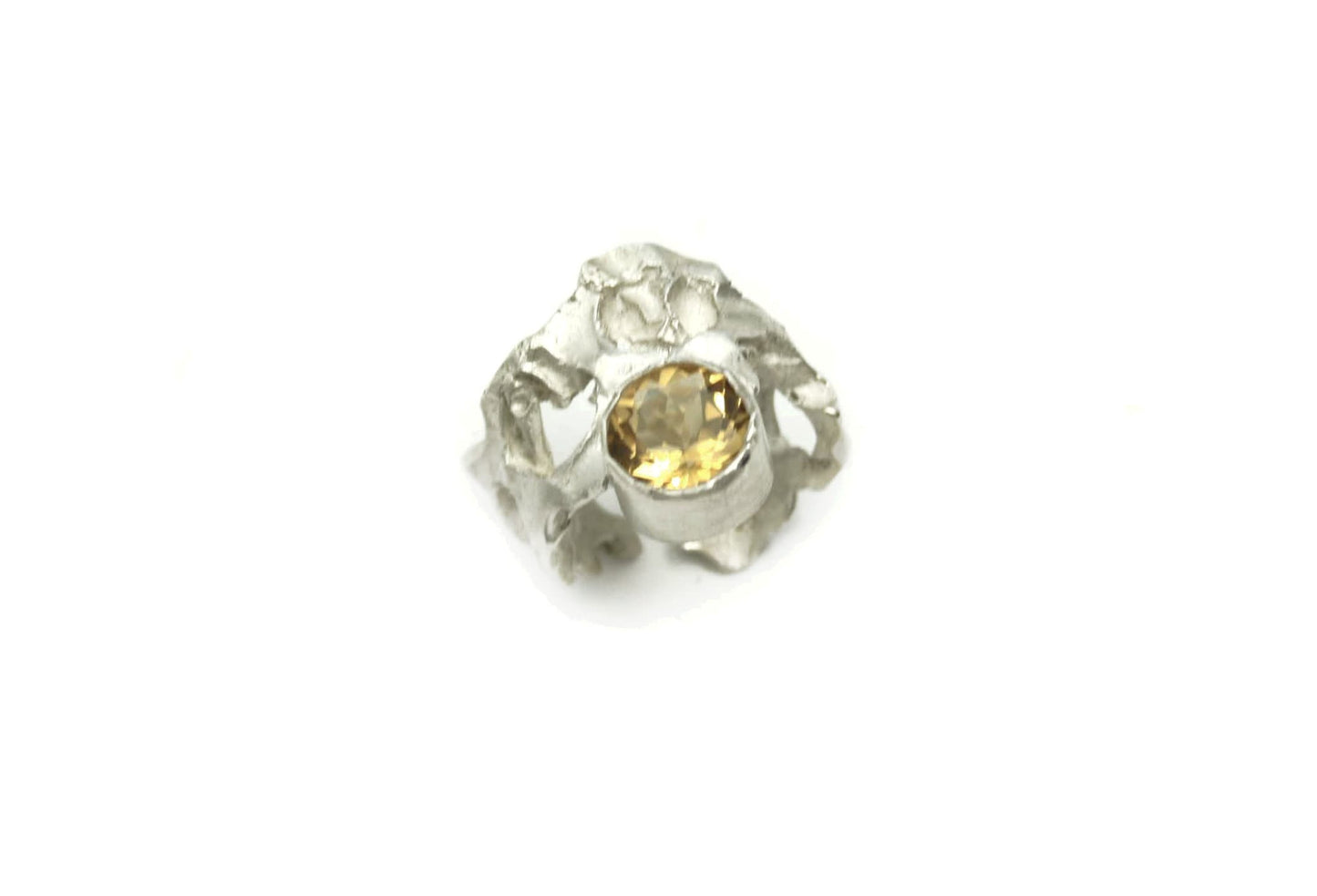 Ring 925 silver with citrine size. 58