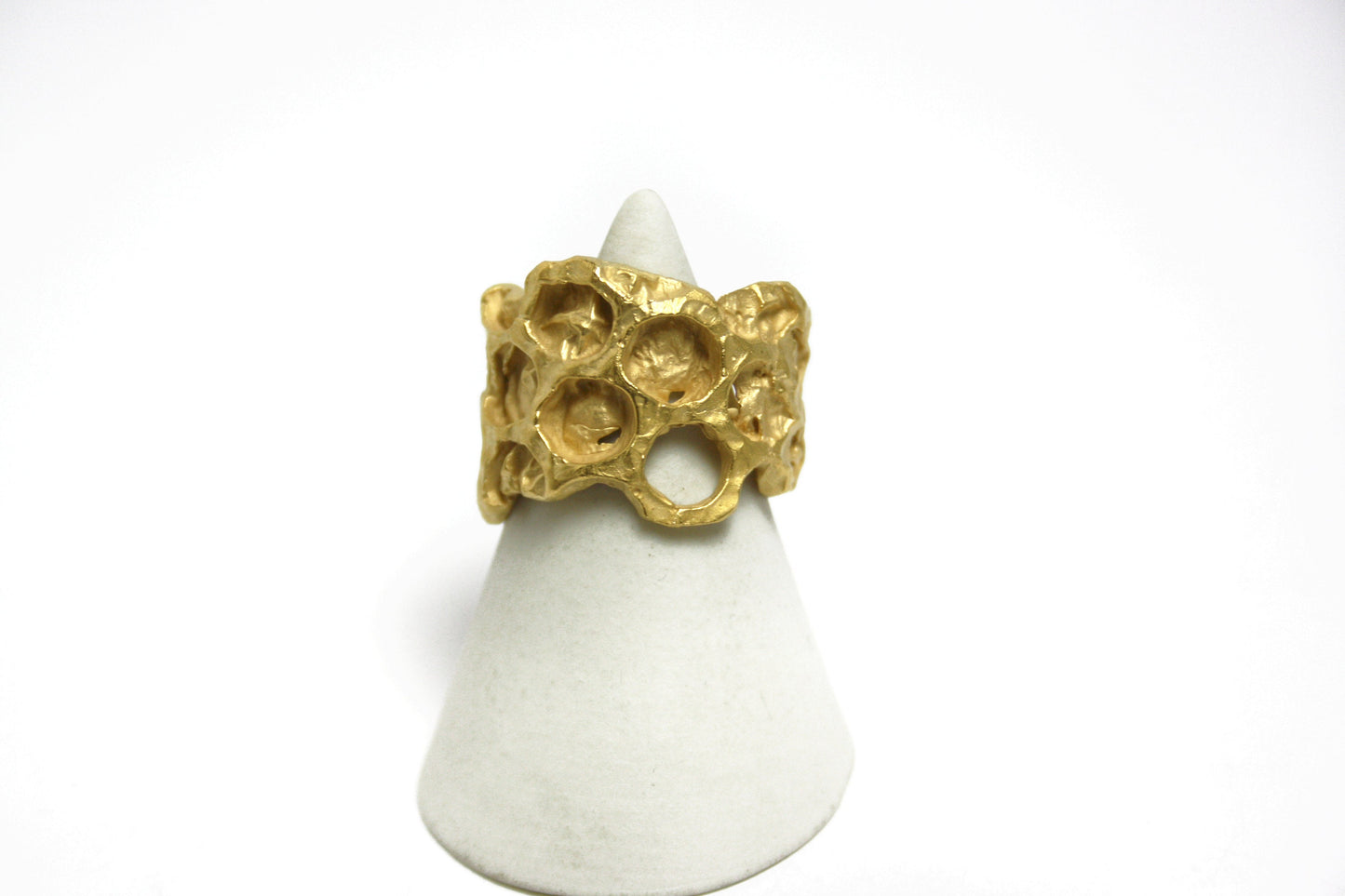 Ring 925 silver gold-plated size. 57