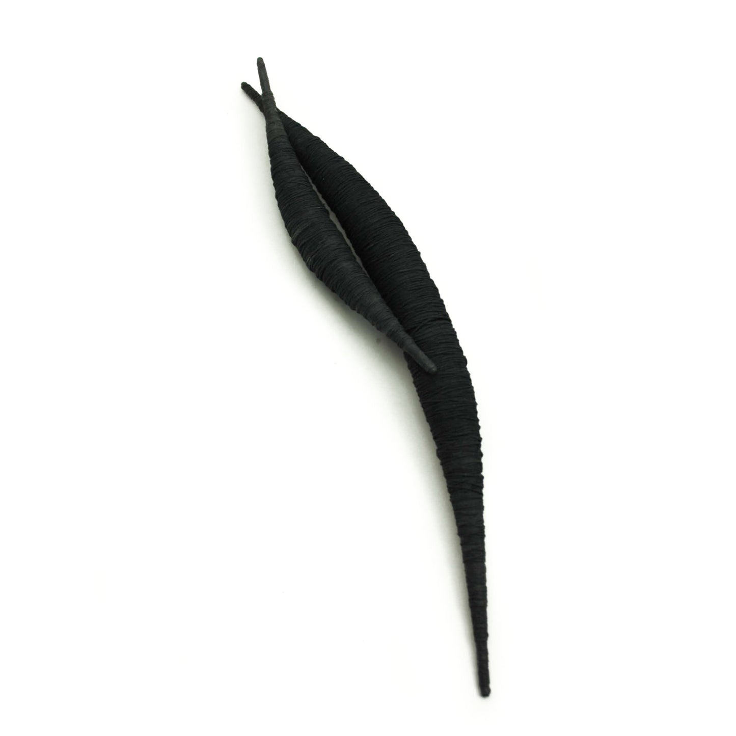 Textile Brooch Yarn Resin Stainless Steel Anthracite